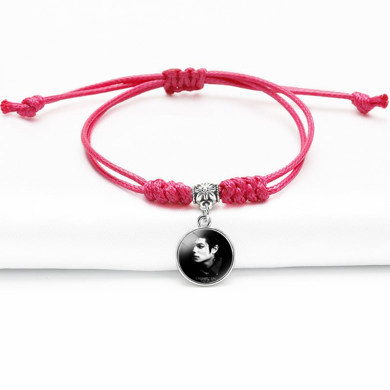 Michael Jackson Avatar Women'S Red Bracelet Personalized Fan Gift Bracelet - Image 2